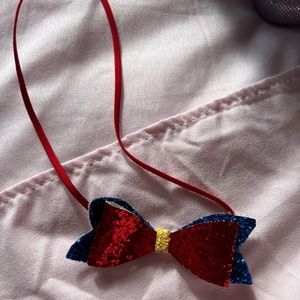 Baby Girl Snow White inspired glitter headband